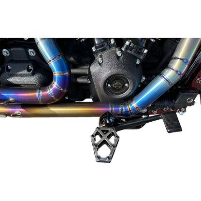 Kodlin USA NXL Footpegs - Black w/ Stainless Steel Cover [MPN: K73255]_1393424