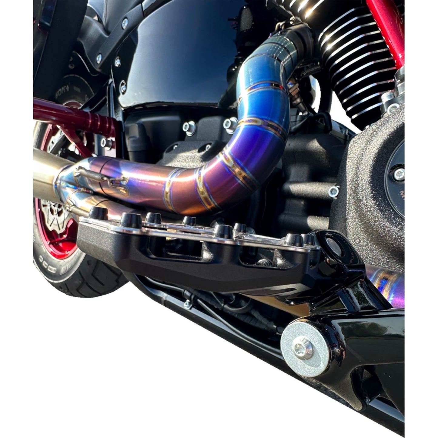 Kodlin USA NXL Footpegs - Black w/ Stainless Steel Cover [MPN: K73255]_1393425