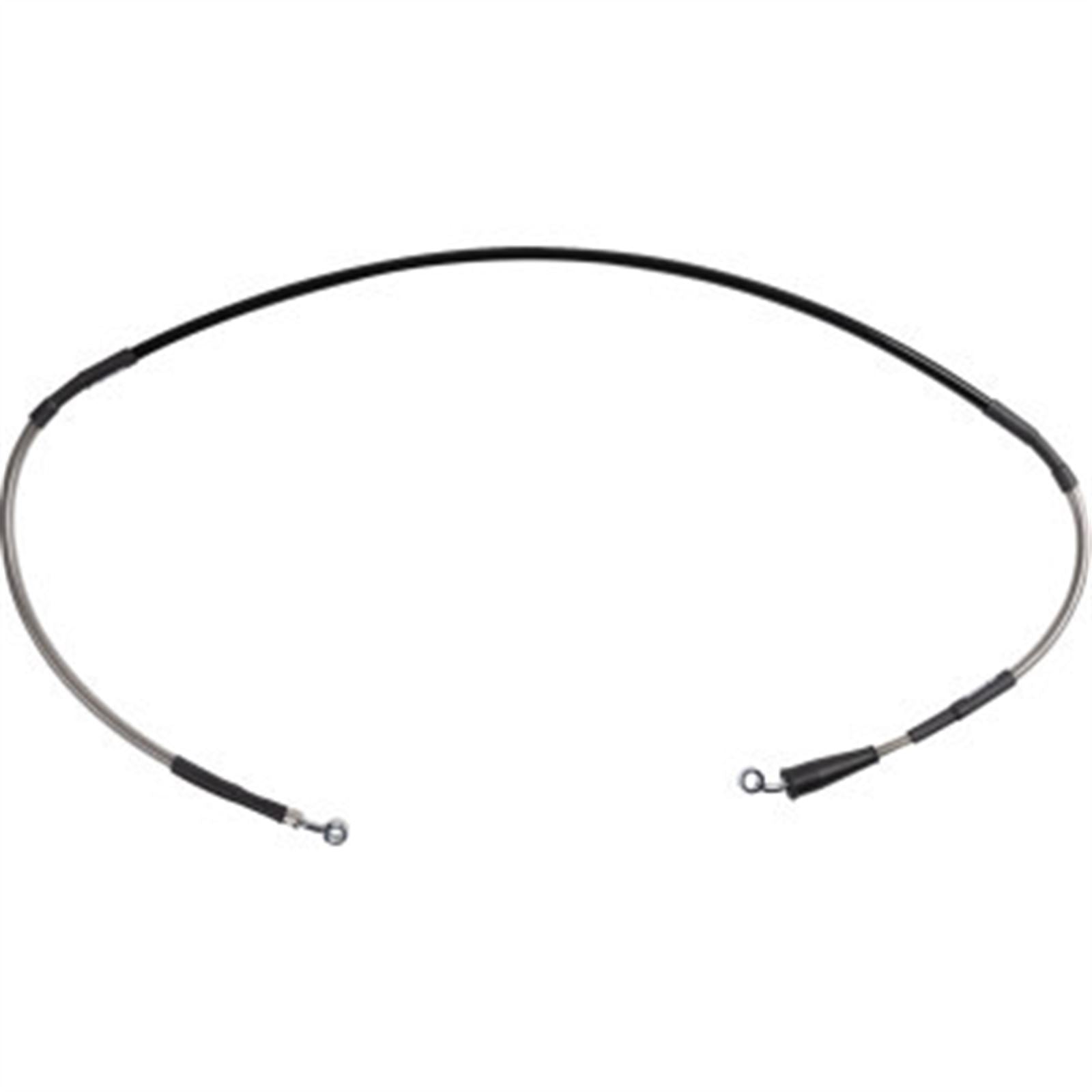 Moose Offroad Braided Brake Line - Stainless Steel S01-1-042/P_1475350