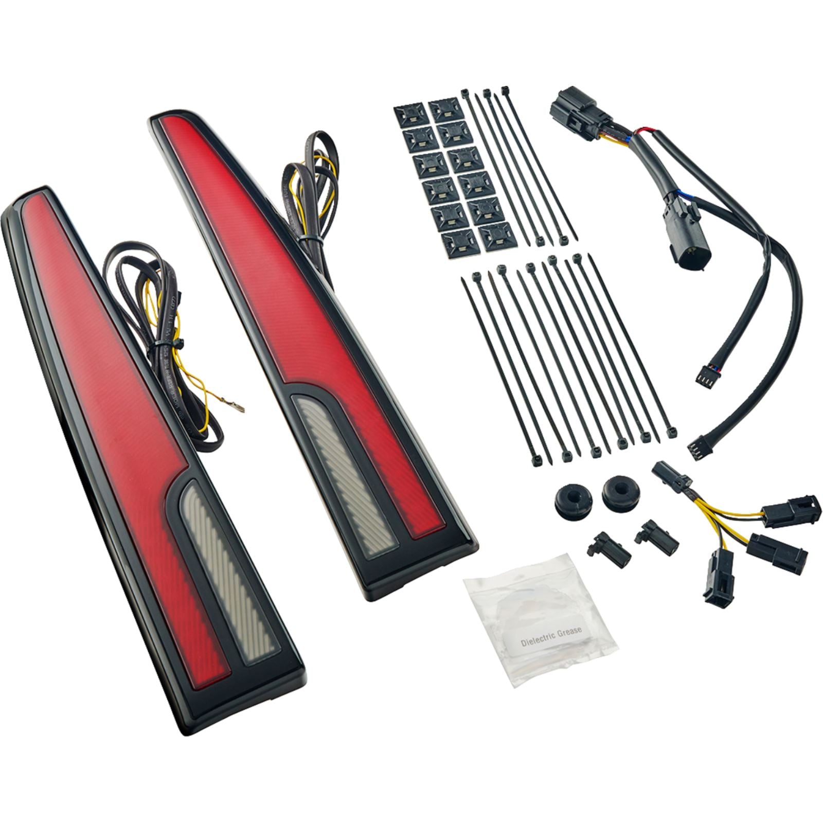 Ciro LED Taillight - Red Lens - Black fits Harley-Davidson Tri Glide '14-24 [MPN: 40086]_1391424