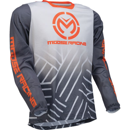 Moose Offroad Sahara Jersey - Gray/Orange_1391438