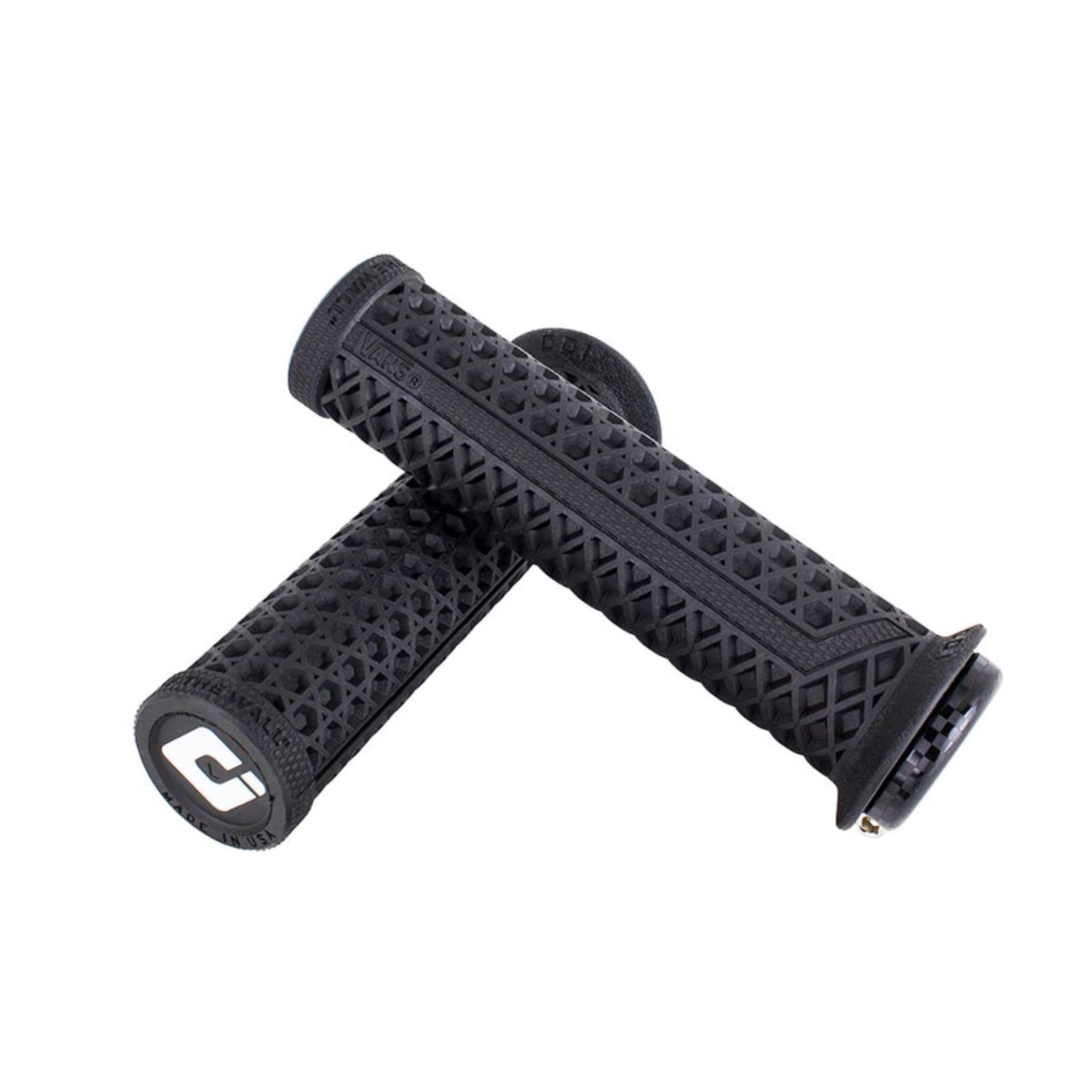 ODI Vans v2.1 Lock-On Grips  135mm  Black  Pair [MPN: D33VNB-B]_1403975