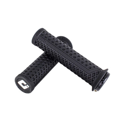 ODI Vans v2.1 Lock-On Grips  135mm  Black  Pair [MPN: D33VNB-B]_1403975