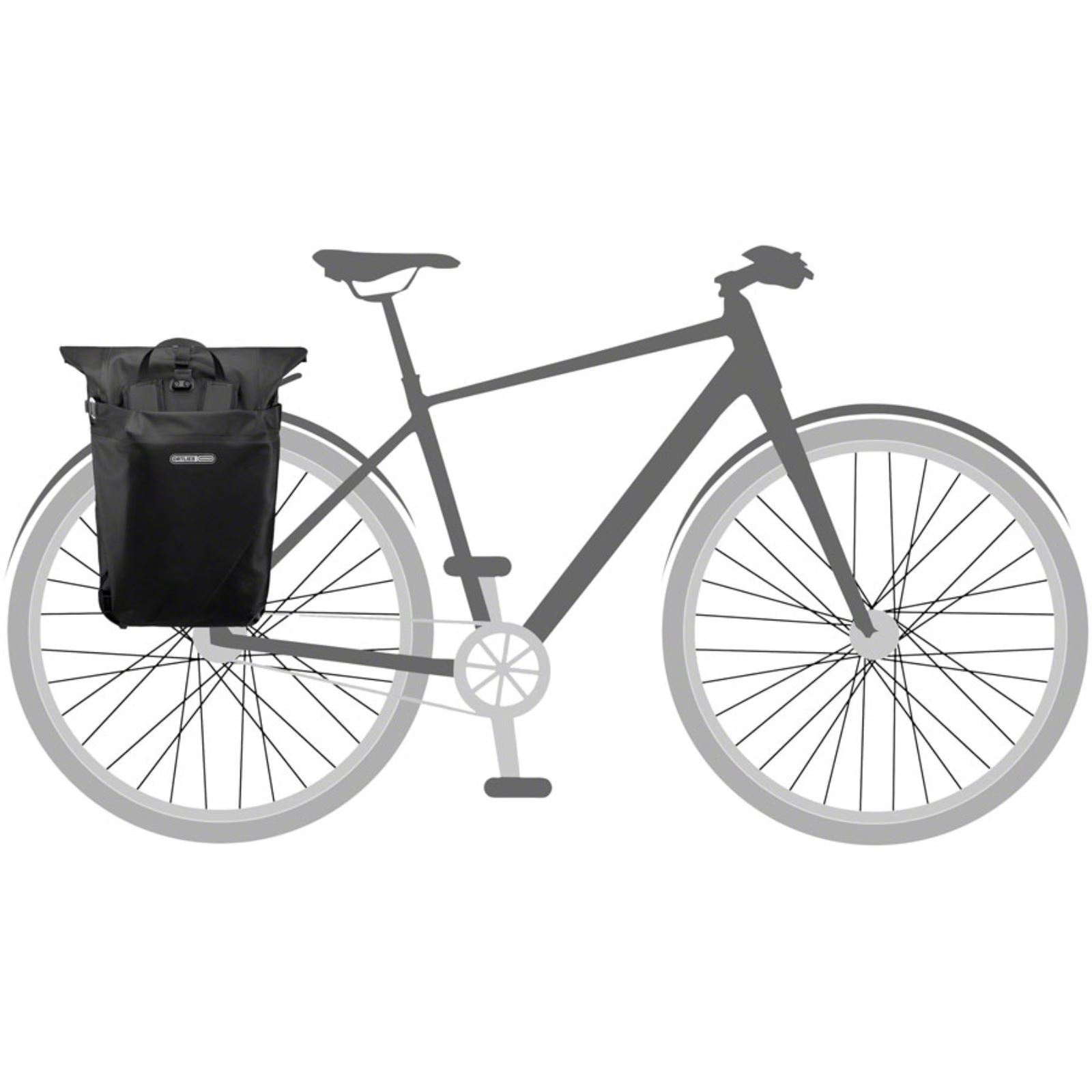 Ortlieb Vario Convertible Pannier/Backpack - 26/Liter - Black [MPN: F7712]_1413483