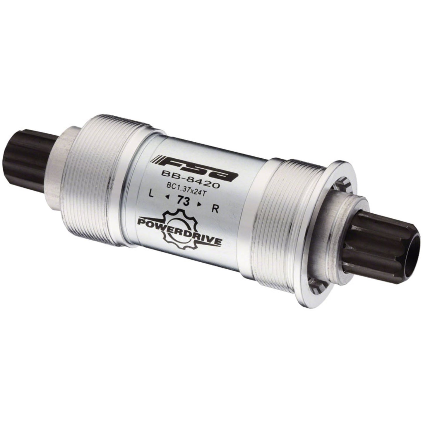 Full Speed Ahead 8420ST Power Drive Bottom Bracket - English, 73x113mm, Silver [MPN: 210-3533]_1416765