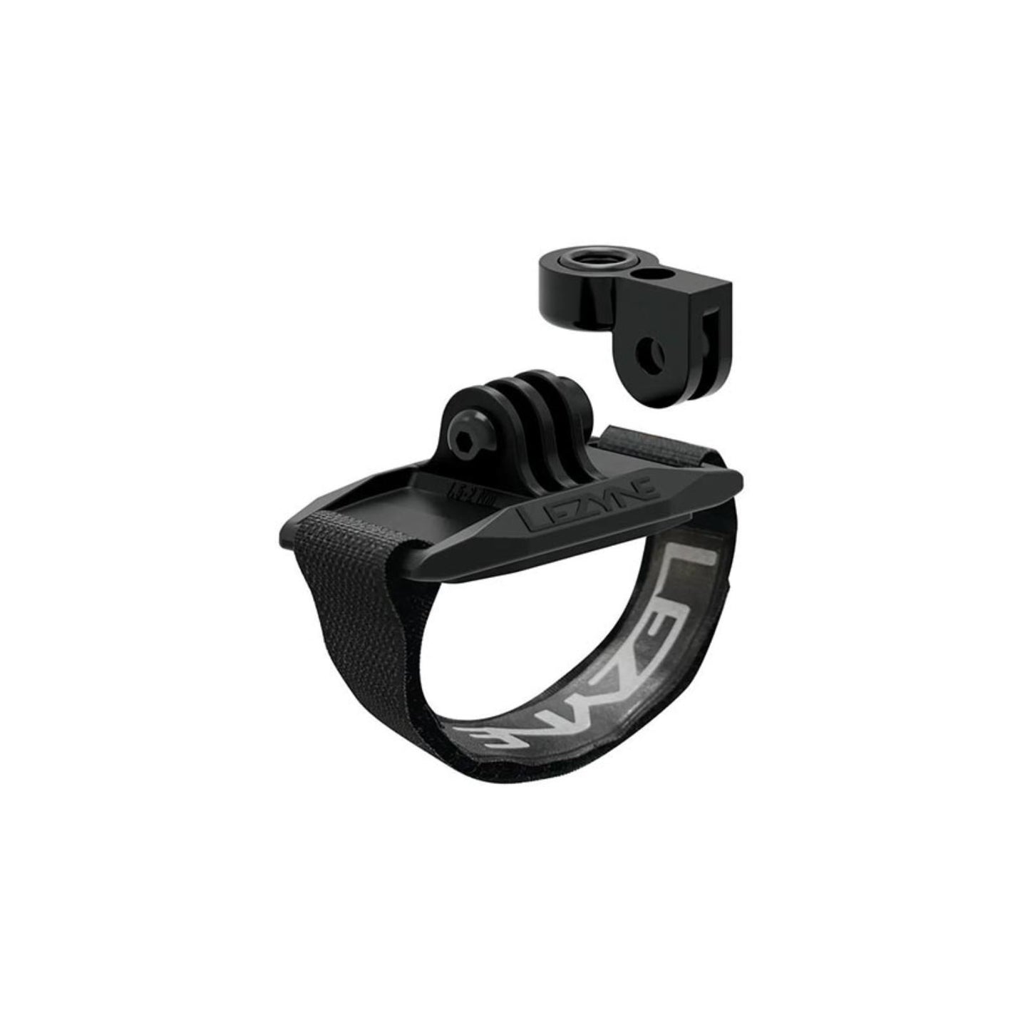 Lezyne Light/GoPro Helmet Mount - Includes GoPro Adaptor - Black [MPN: 1-LED-HMOUNT-V504]_1835770