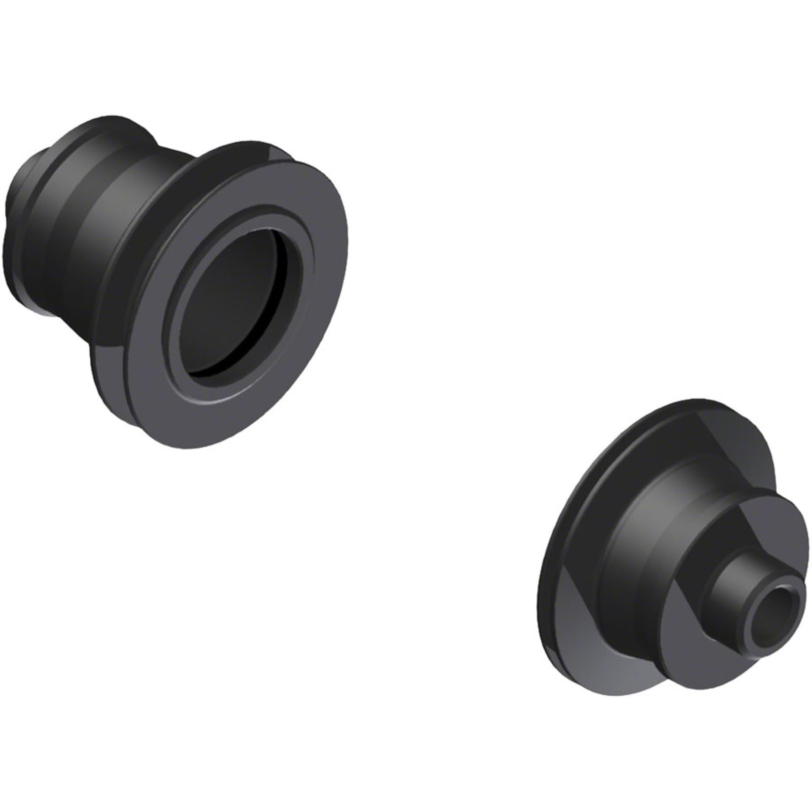 DT Swiss Front Axle Conversion Kit - 5mm Quick Release, Press Fit, Black [MPN: HWGXXX00S8852S]_1419965