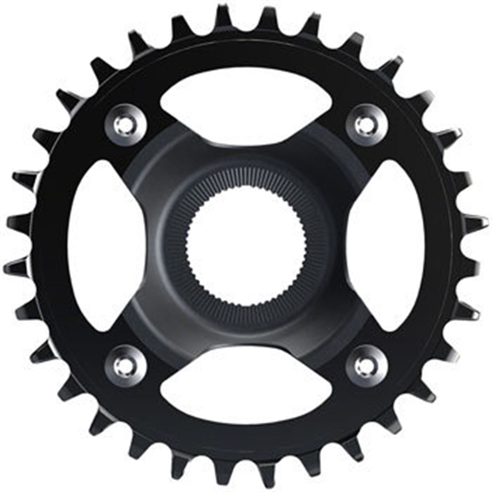 Shimano STEPS CR-EM800 Chainring - 32T Without Chainguard, 55mm, Black [MPN: ICREM800A2XL]_1403518