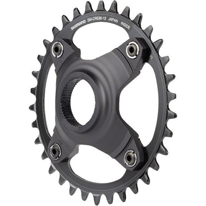 Shimano Chainring - 34T - 55mm Chainline - Black - STEPS SM-CRE80-12-B [MPN: ISMCRE8012B55A4XL]_1403529