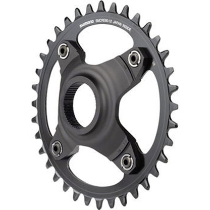 Shimano STEPS SM-CRE80-12-B Chainring - 36T Without Chainguard, Black [MPN: ISMCRE8012B55A6XL]_1403526