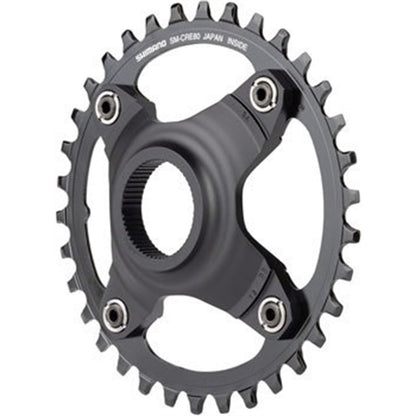 Shimano STEPS SM-CRE80-B Chainring - 34T Without Chainguard, Black [MPN: ISMCRE80B55A4XL]_1403522