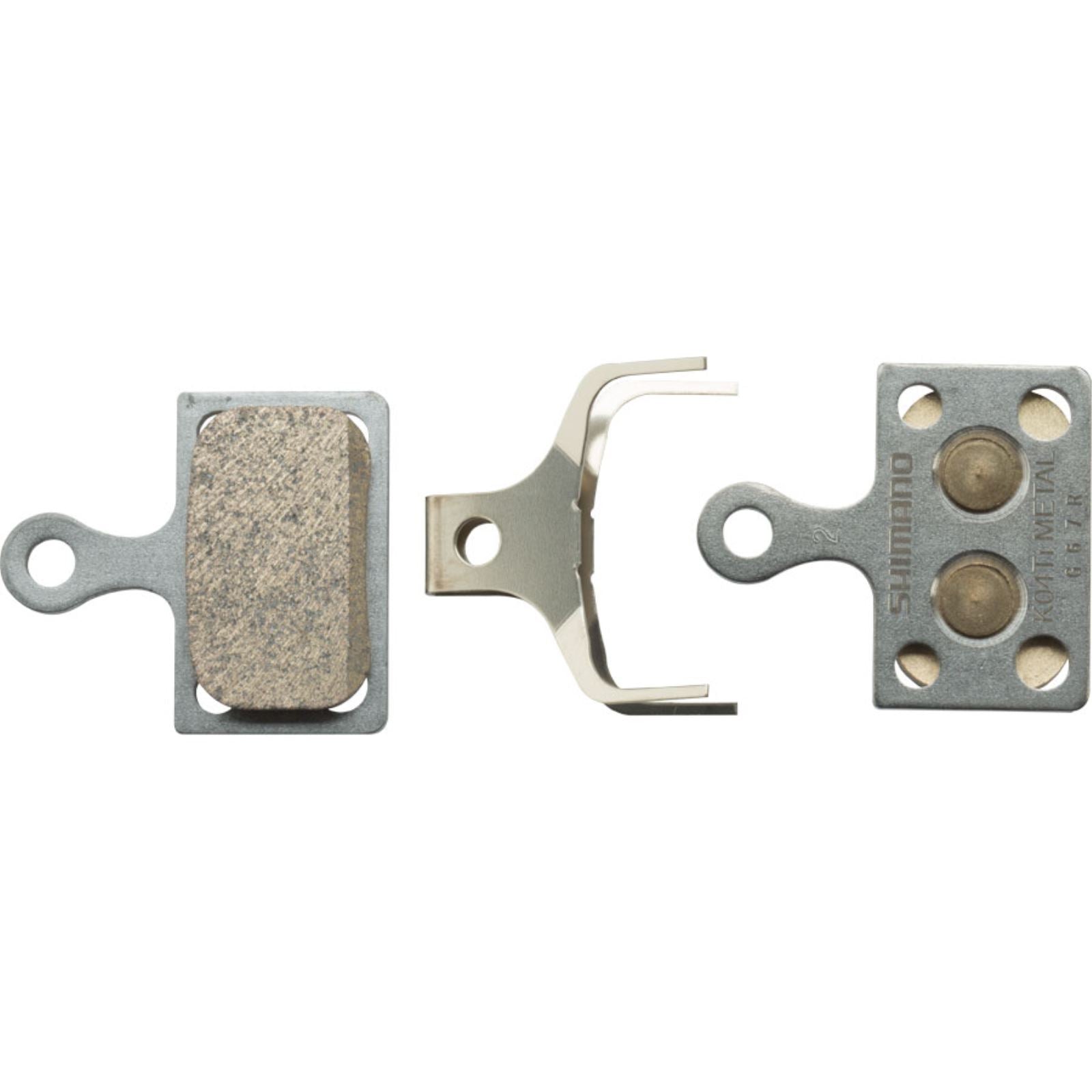 Shimano Disc Brake Pads and Spring - Metal Compound - One Pair - K04Ti-MX  [MPN: IBPK04TIMXA]_1415106