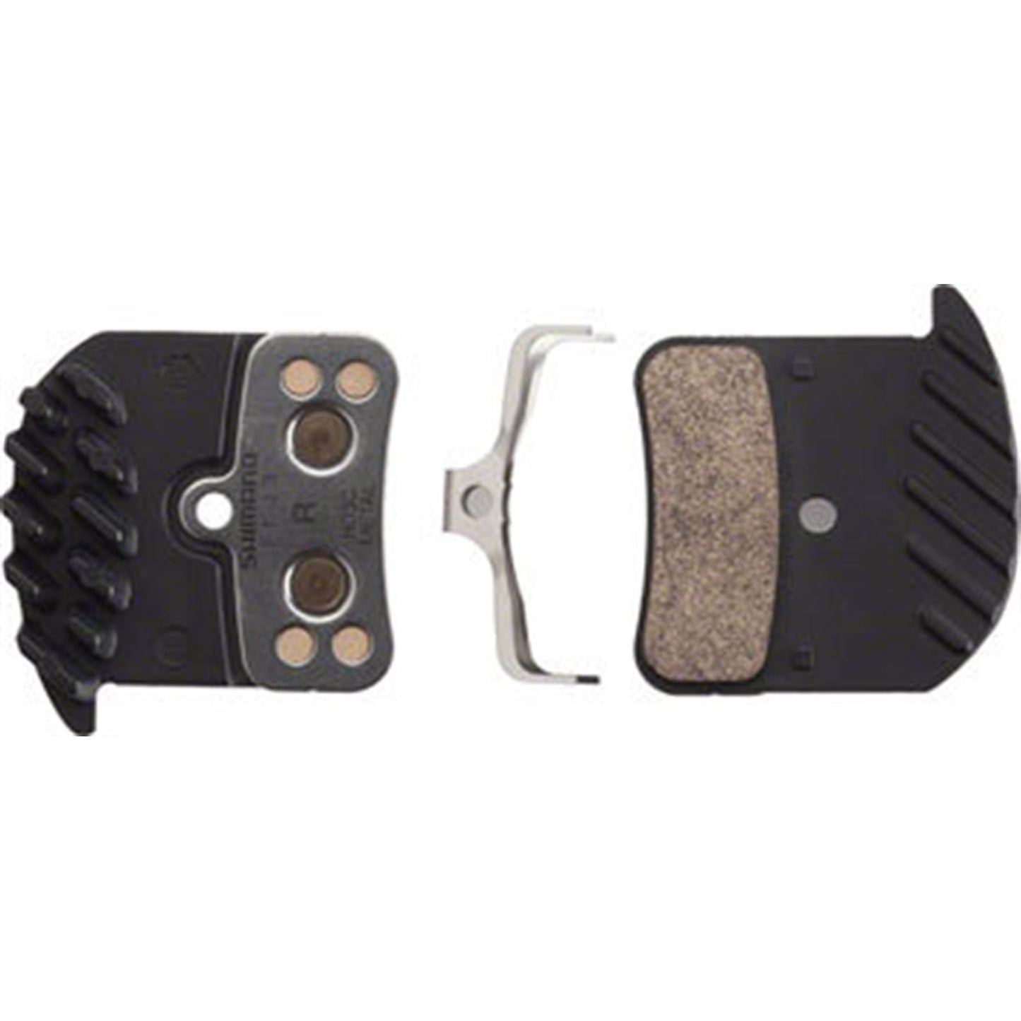 Shimano Disc Brake Pad and Spring - Metal Compound - One Pair - H03C-MF [MPN: IBPH03CMFA]_1403339