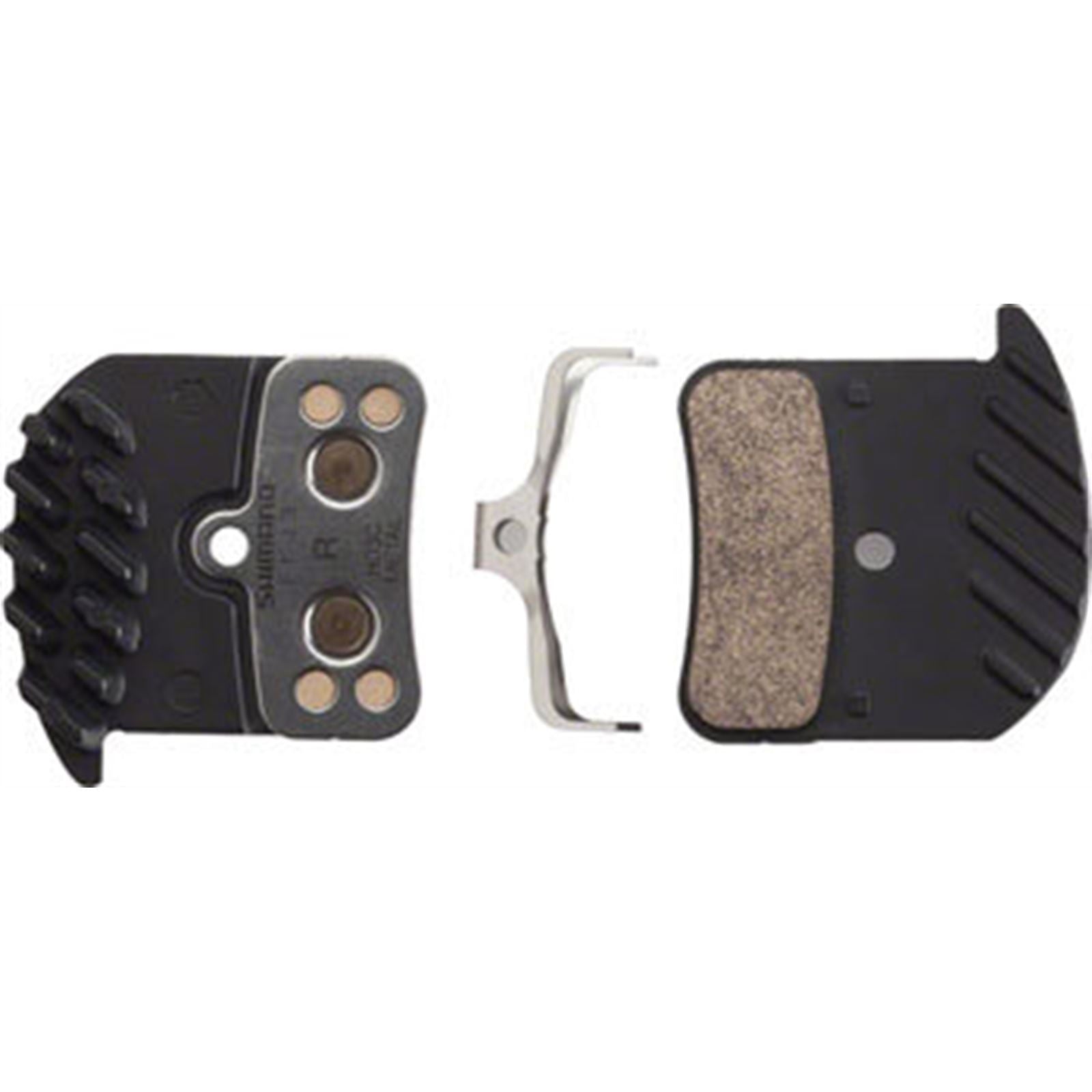 Shimano Disc Brake Pad and Spring - Metal Compound - One Pair - H03C-MF [MPN: IBPH03CMFA]_1403339