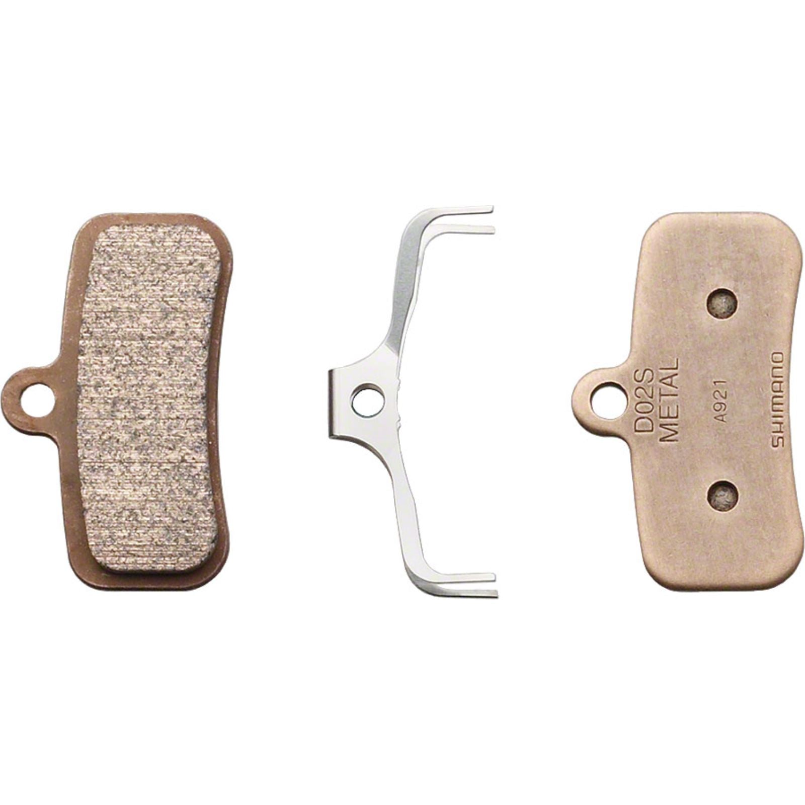 Shimano Disc Brake Pad and Spring - Metal Compound - One Pair - D02S-MX  [MPN: IBPD02SMXA]_1415105