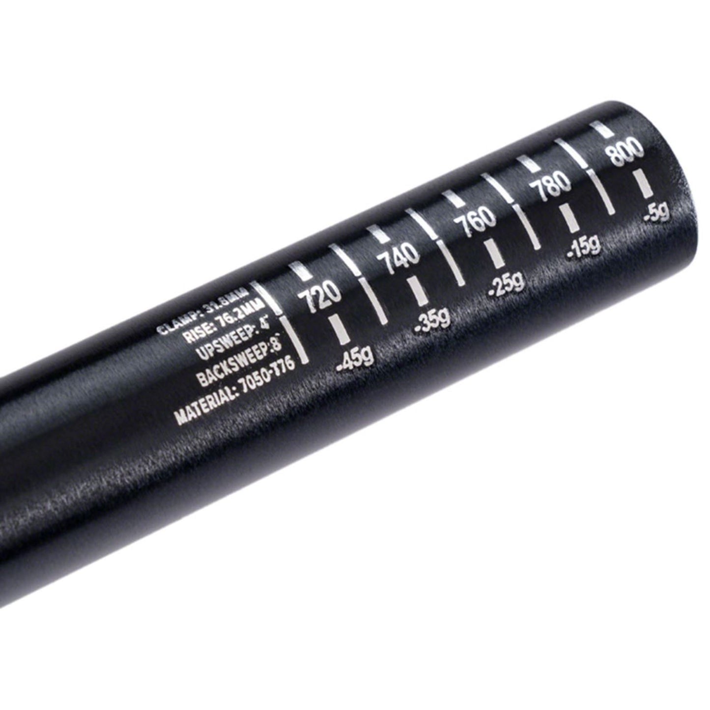Protaper A76 Handlebar - 810mm, 76mm Rise, 31.8mm - Aluminum -Black 301-39635-A001_1419319