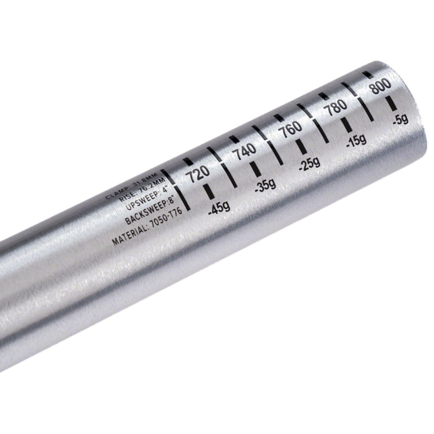 Protaper A76 Handlebar - 810mm - 76mm Rise - 31.8mm - Aluminum - Silver 301-39635-A002_1419323