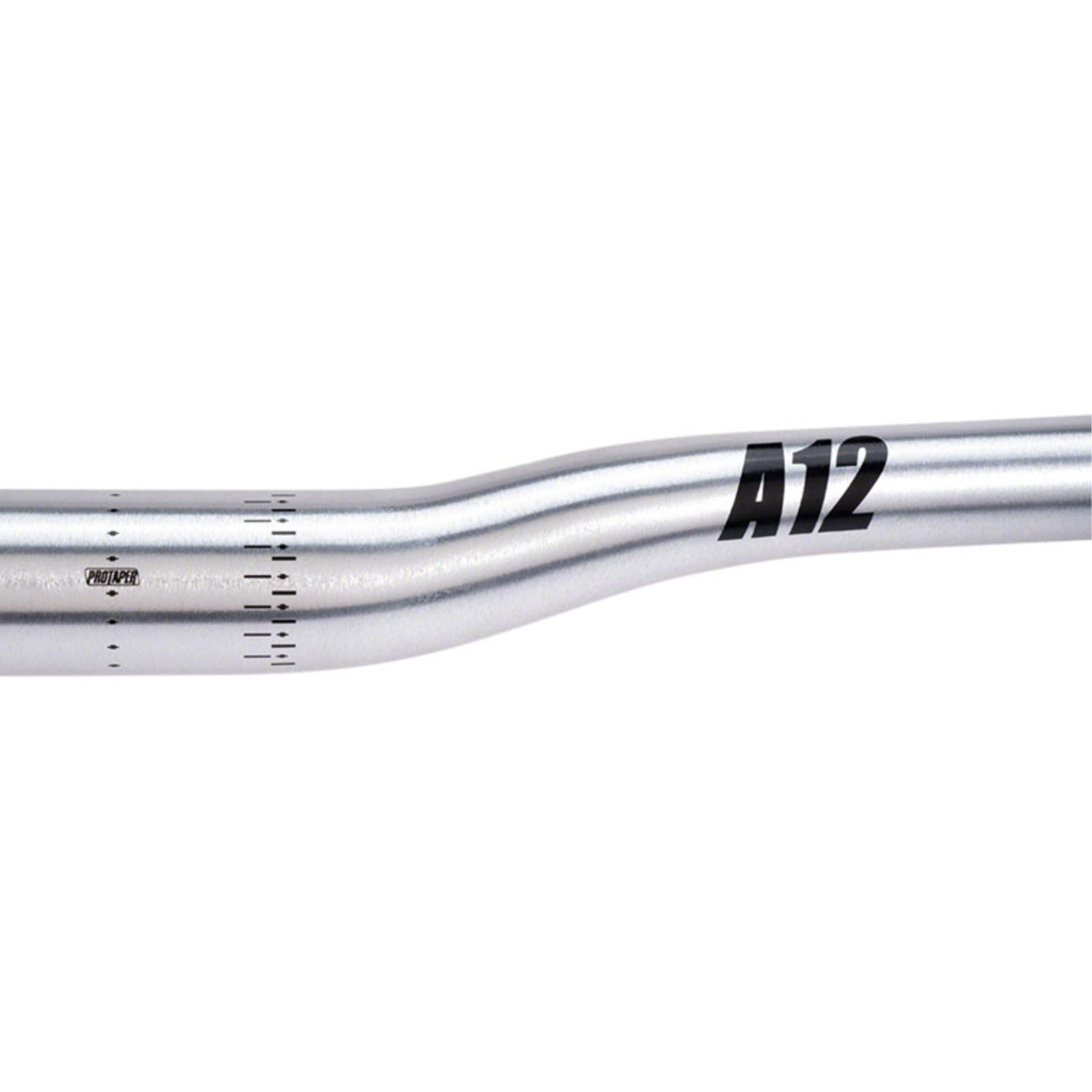 Protaper A12 Handlebar - 810mm 12mm Rise 31.8mm, Aluminum, Polished Silver 301-39632-A002_1419273