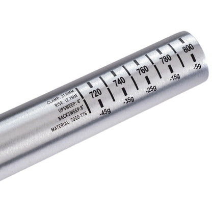 Protaper A12 Handlebar - 810mm 12mm Rise 31.8mm, Aluminum, Polished Silver 301-39632-A002_1419274