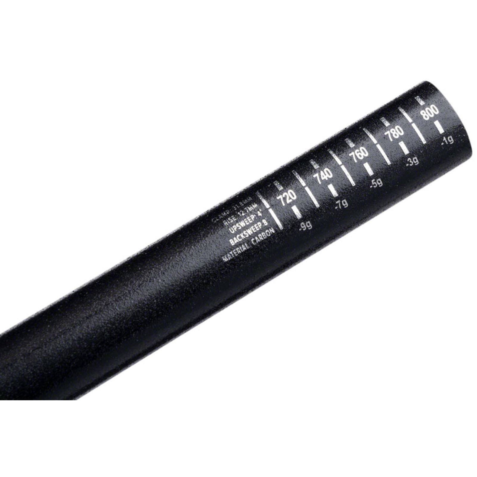 Protaper C12 Handlebar - 810mm 12mm Rise 31.8mm Carbon Polish Black/Chrome 301-39672-A001_1419328