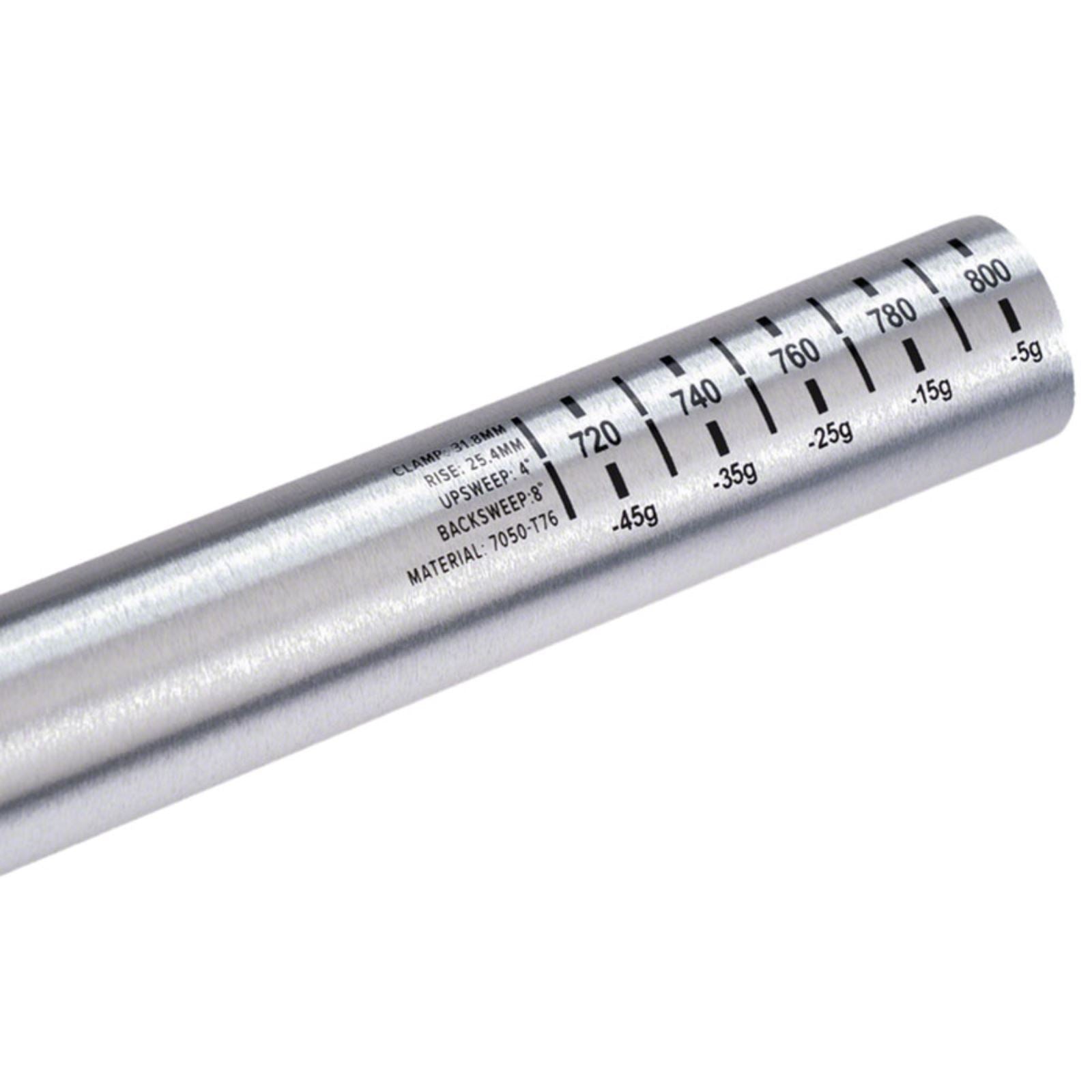 Protaper A25 Handlebar - 810mm, 25mm Rise, 35mm, Aluminum, Polished Silver 301-39633-A002_1419242