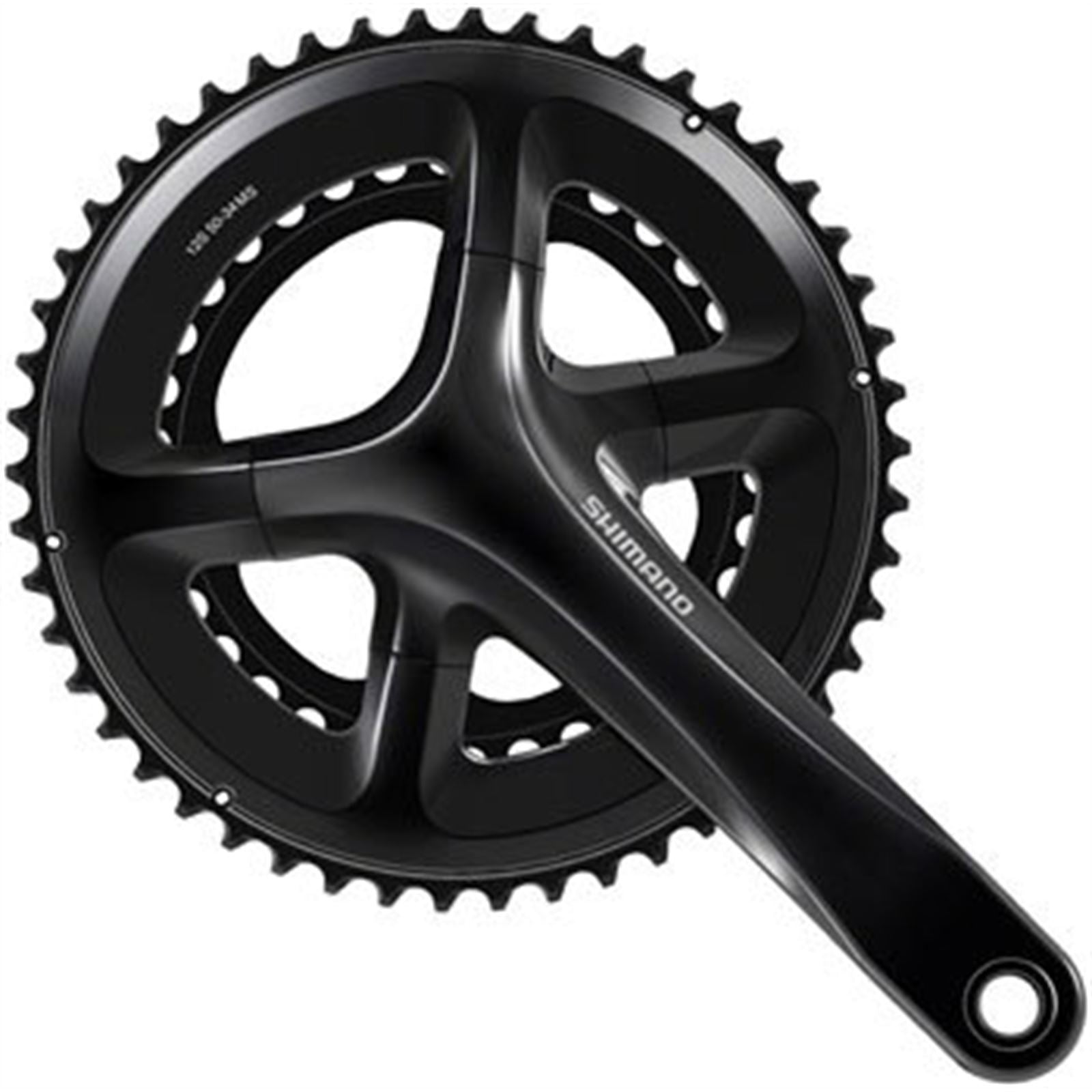 Shimano Crankset - 172.5mm - 12-Speed - 50/34t - Black - 105 FC-RS520  [MPN: EFCRS520DX04]_1403485