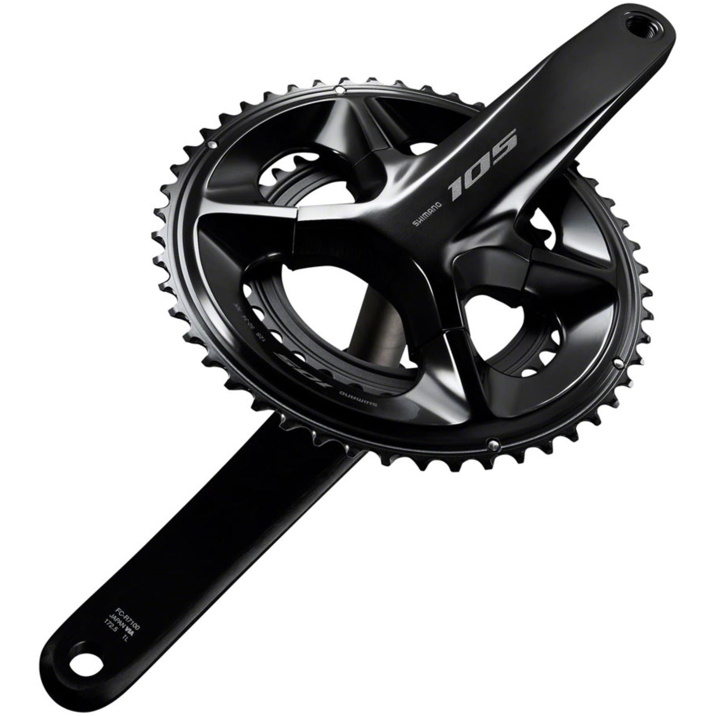 Shimano Crankset - 165mm - 12-Speed - 50/34t - 110 Asymmetric BCD - Black [MPN: IFCR7100AX04]_1416047