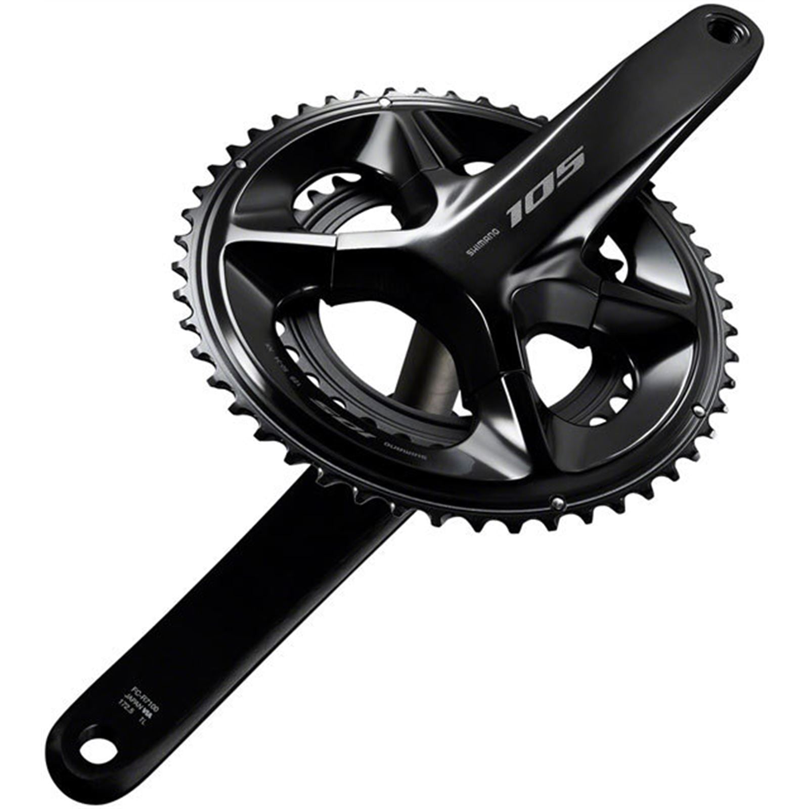 Shimano Crankset - 170mm - 12-Speed - 50/34t - Black - 105 FC-R7100  [MPN: IFCR7100CX04]_1403482
