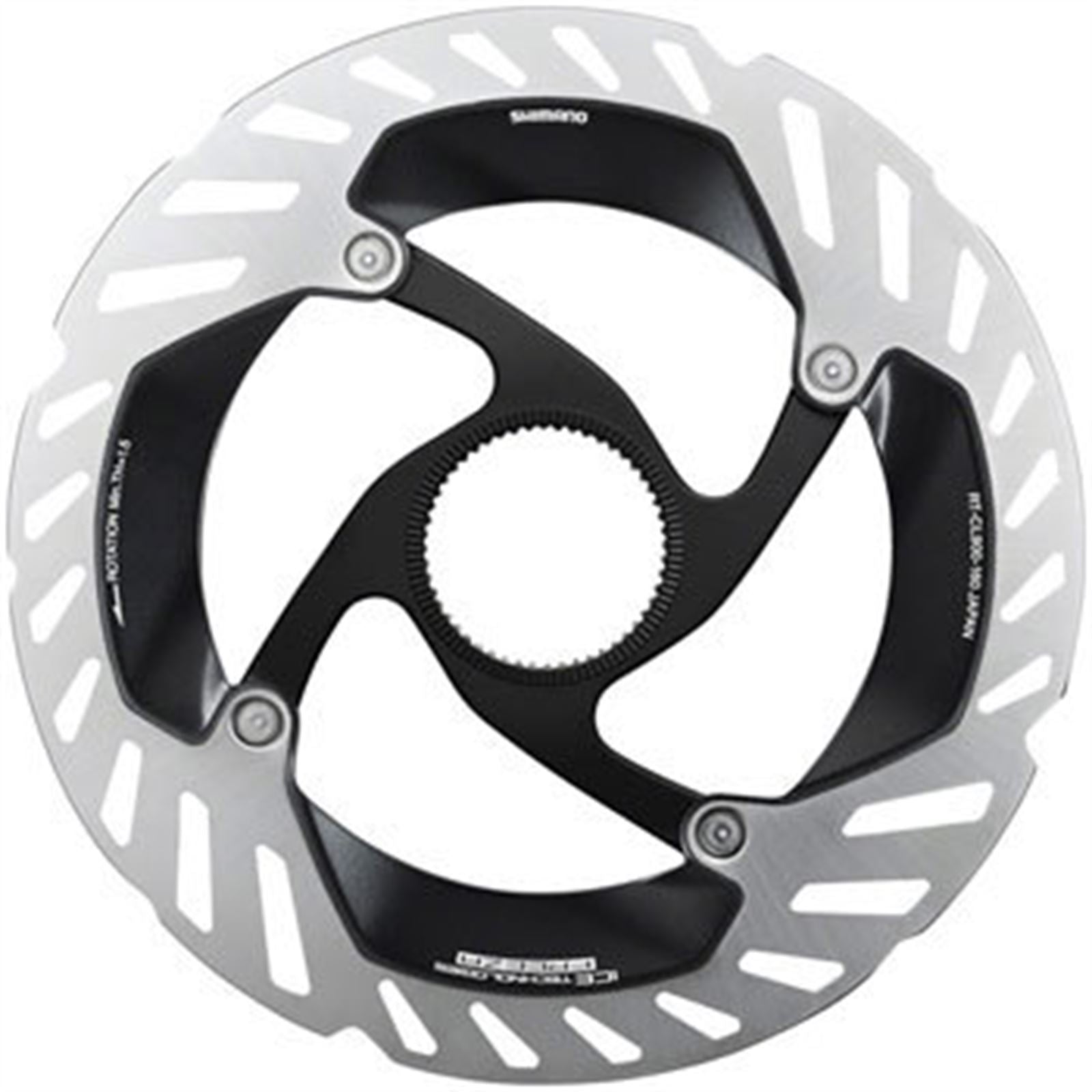 Shimano Disc Brake Rotor with Lockring - 160mm - CenterLock - Silver [MPN: IRTCL900SI]_1403353