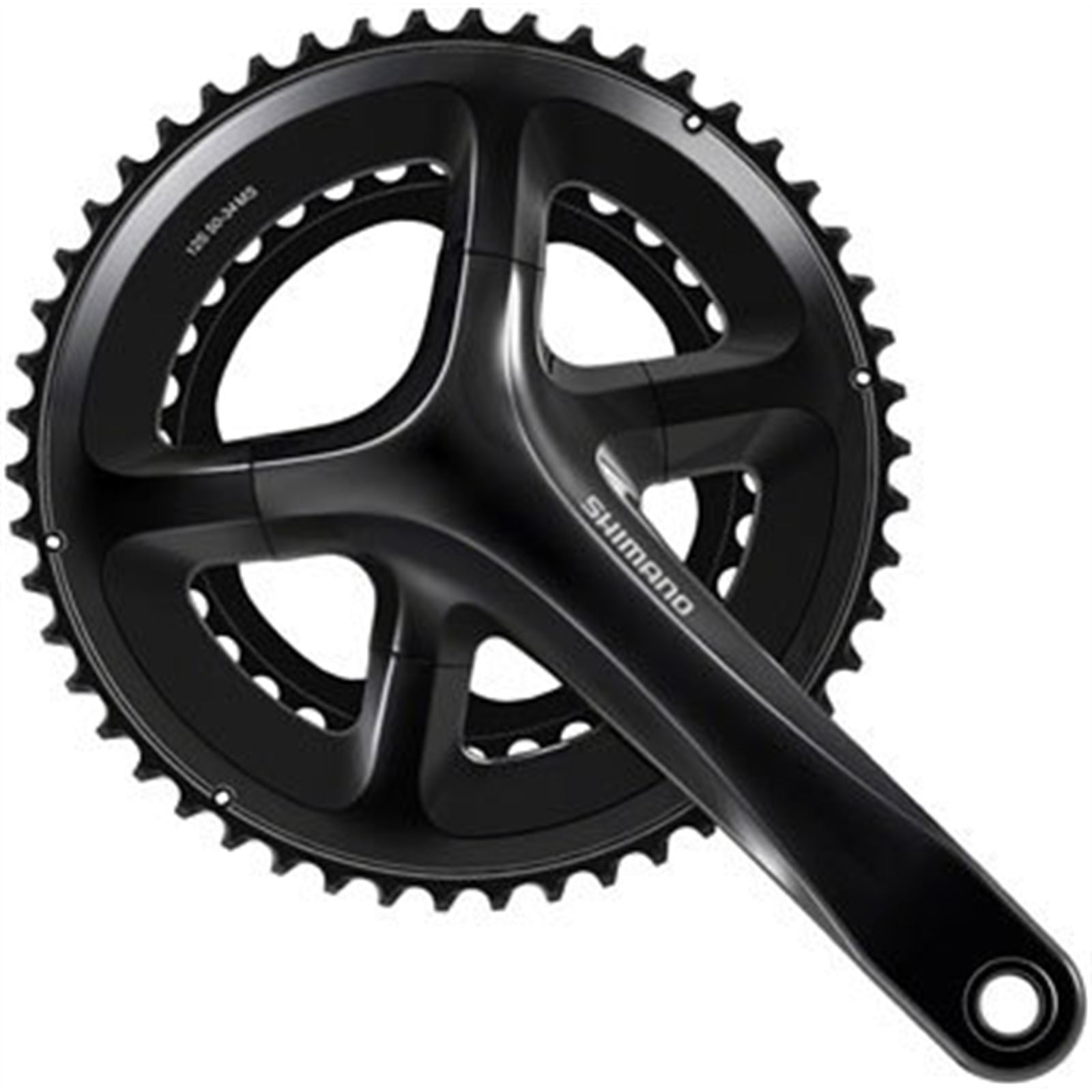 Shimano Crankset - 165mm - 12-Speed - 50/34t - Black - 105 FC-RS520  [MPN: EFCRS520AX04]_1403487