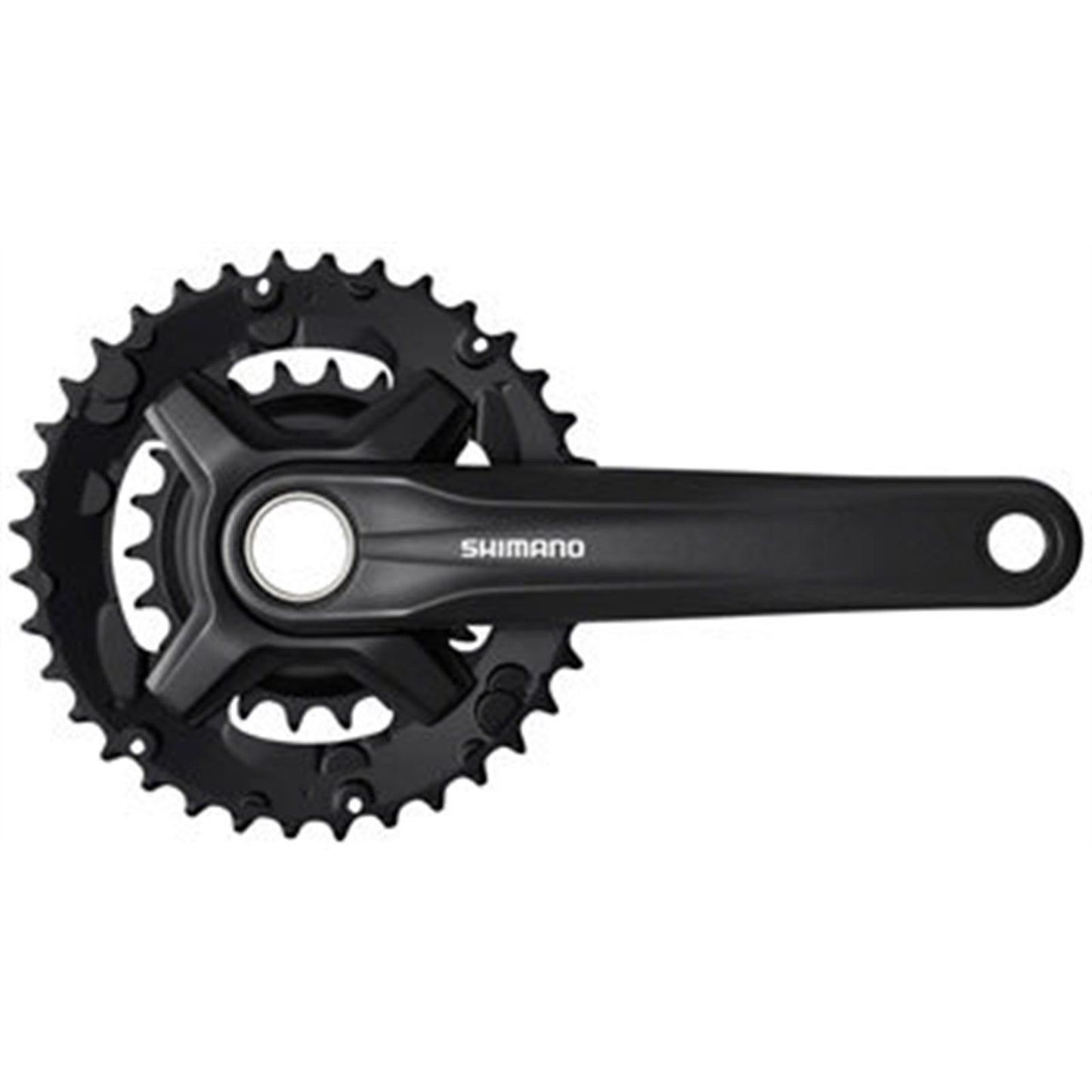 Shimano Crankset - 175mm - 9-Speed - 46/30t - Riveted - Black [MPN: EFCMT210EX60XL]_1403490