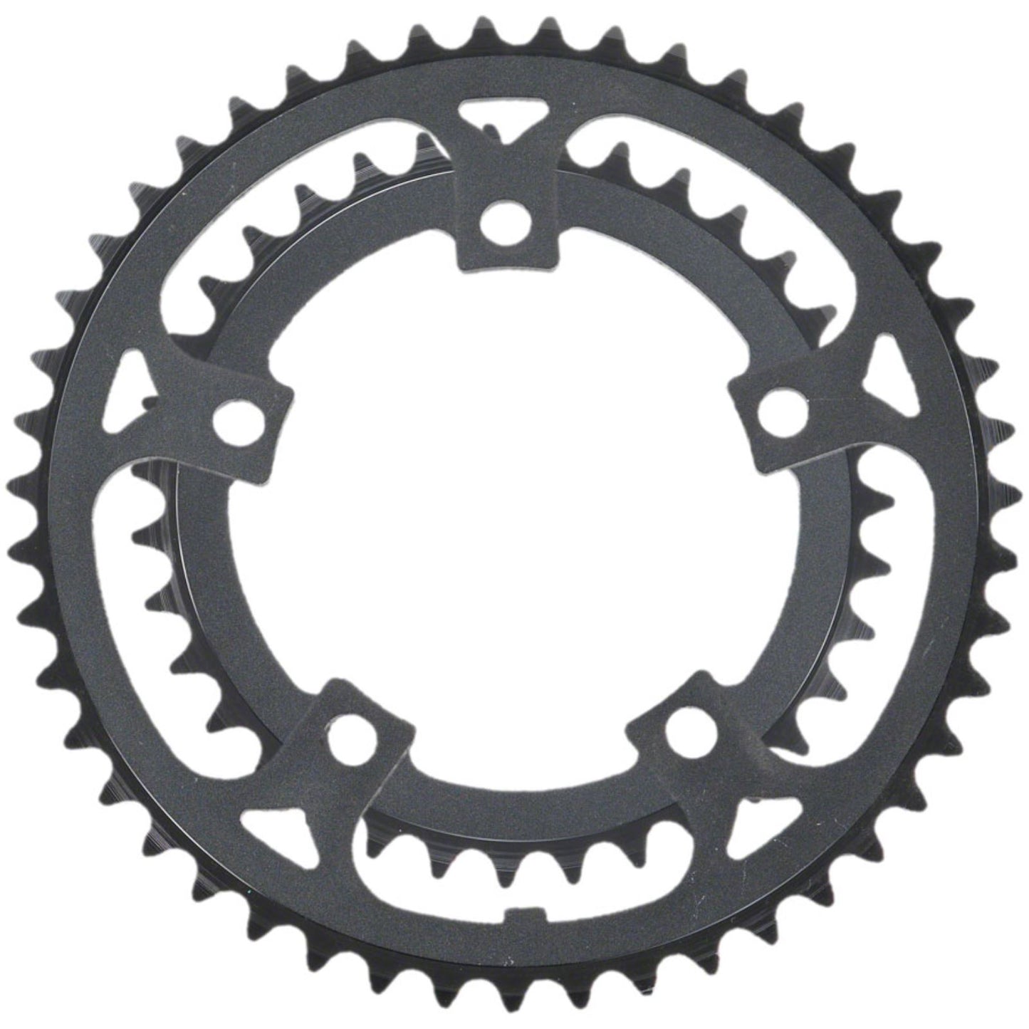Samox 219AA Chainring Set - 46/34t, 110 BCD, Aluminum Rings, Black [MPN: 219AA]_1416709