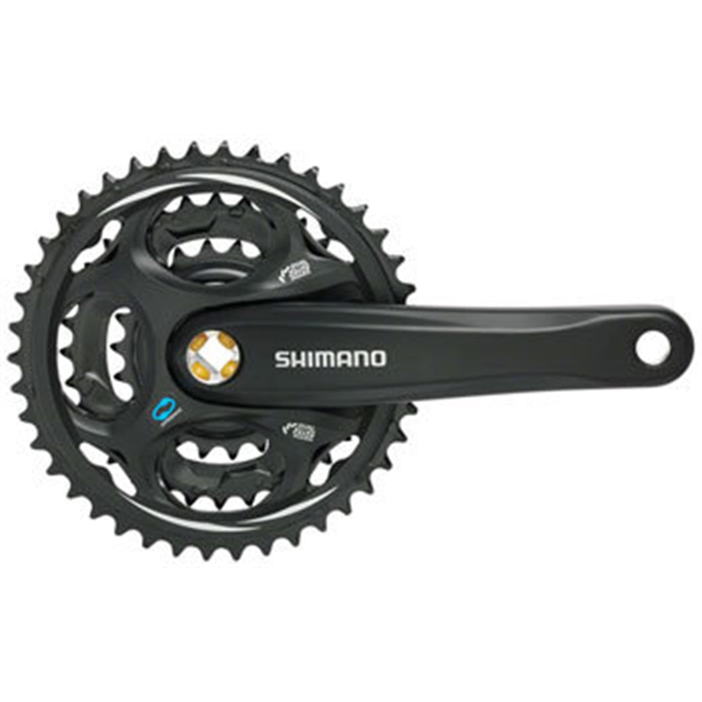 Shimano Crankset - 170mm - 7/8-Speed - 48/38/28t - Black - Altus FC-M311 [MPN: EFCM311C888XL]_1403395