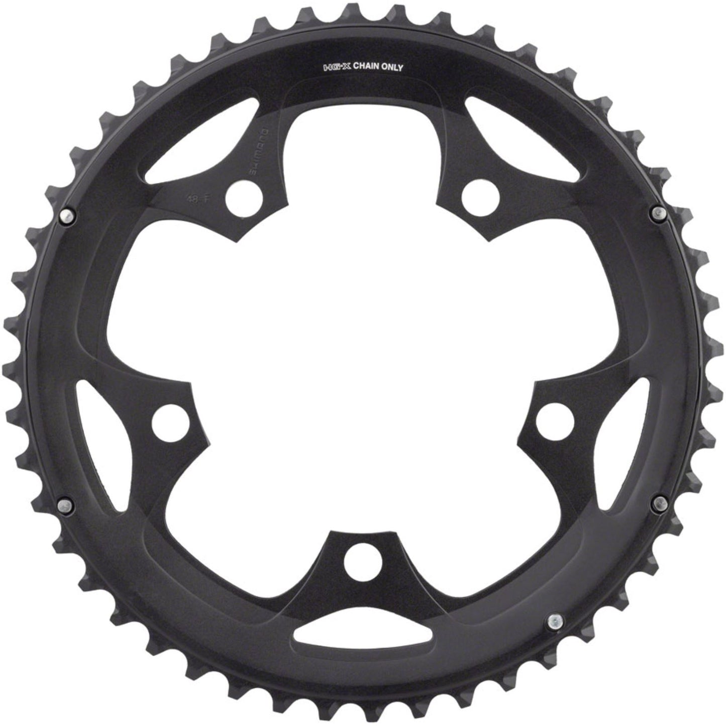 Shimano Chainring - 48t - 5-Bolt - 110 BCD - Black - FC-R460  [MPN: Y1NP98050]_1416720
