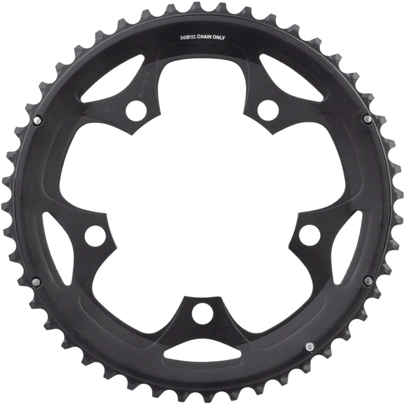 Shimano Chainring - 48t - 5-Bolt - 110 BCD - Black - FC-R460  [MPN: Y1NP98050]_1416720