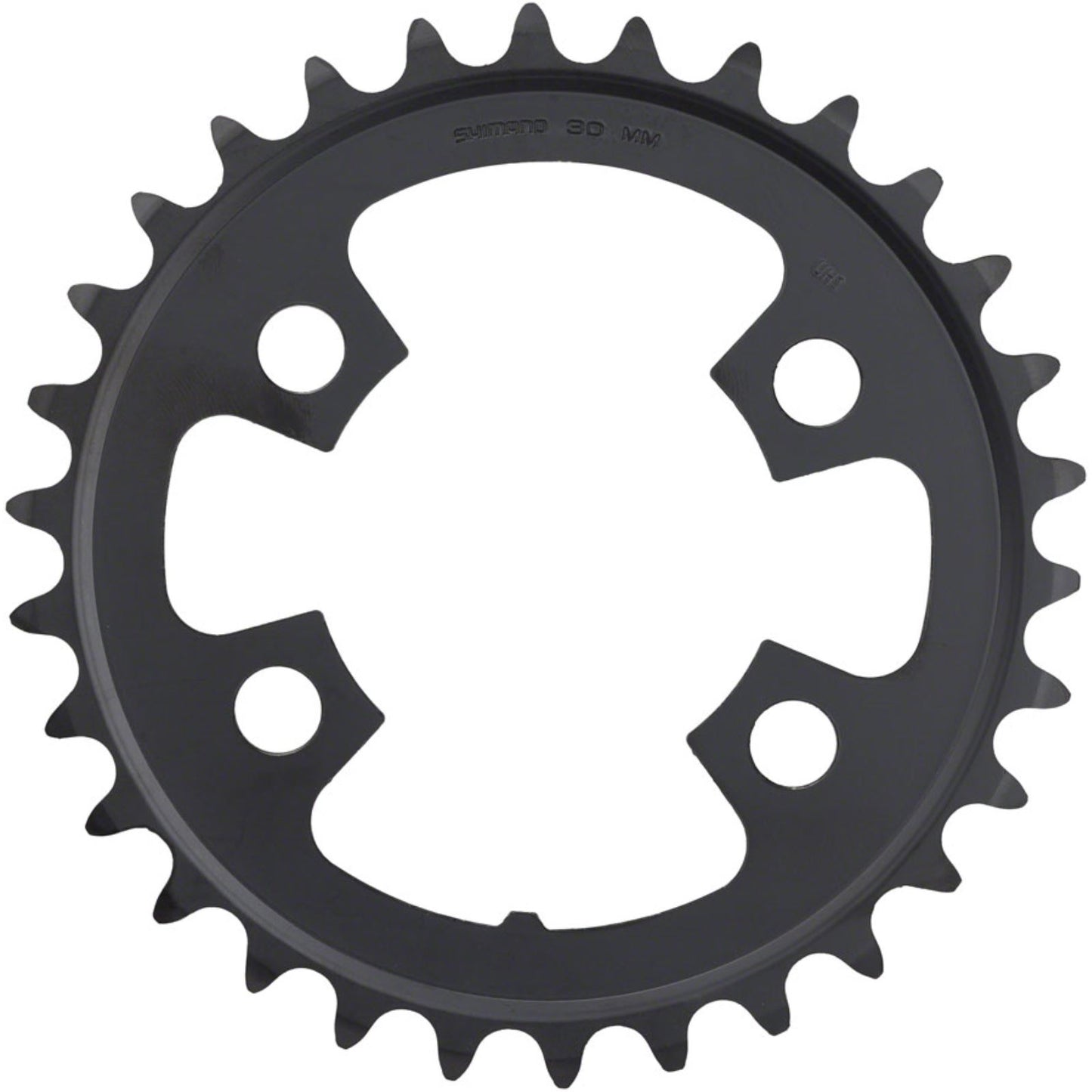 Shimano Chainring - 30t - Asymmetric 74 BCD - Black - 10-Speed [MPN: Y1RD30000]_1416722