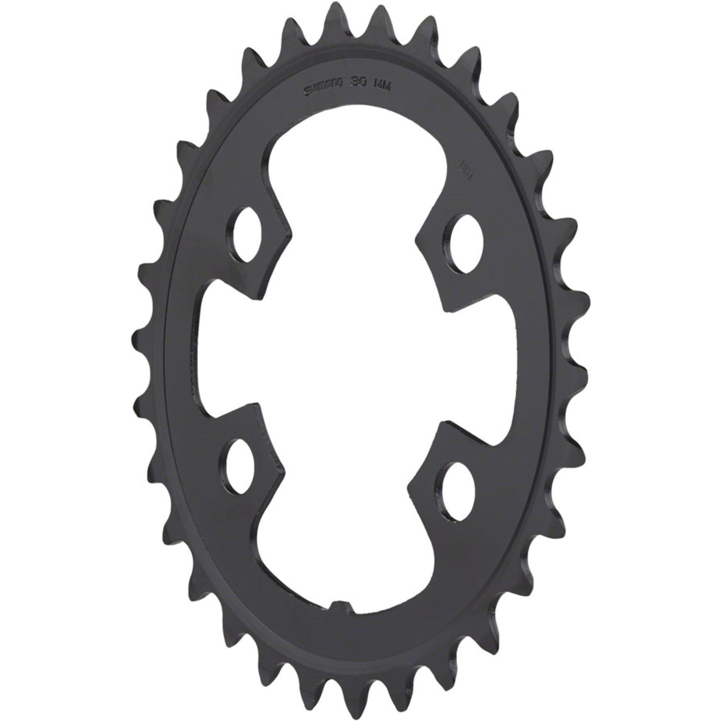 Shimano Chainring - 30t - Asymmetric 74 BCD - Black - 10-Speed [MPN: Y1RD30000]_1416723