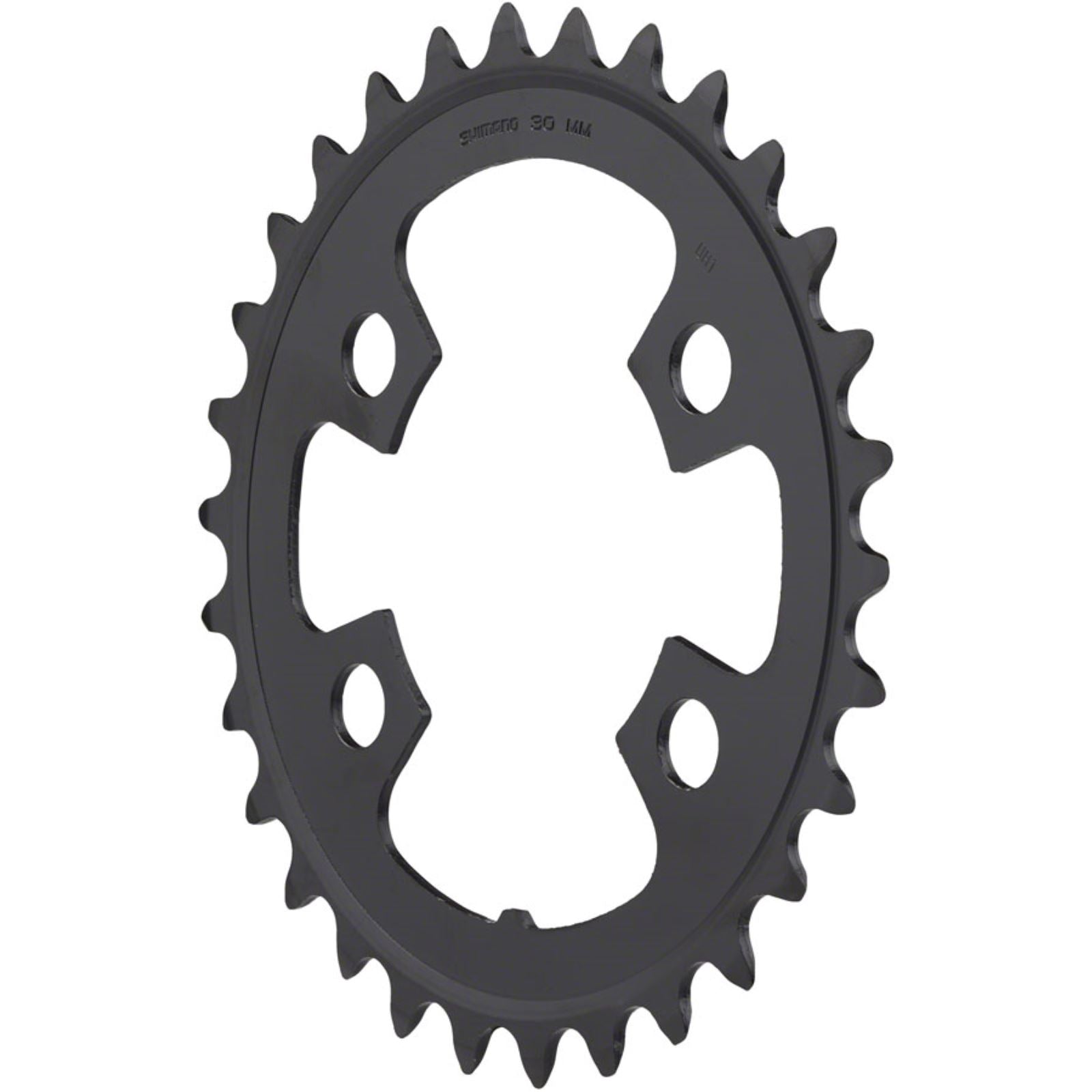 Shimano Chainring - 30t - Asymmetric 74 BCD - Black - 10-Speed [MPN: Y1RD30000]_1416723