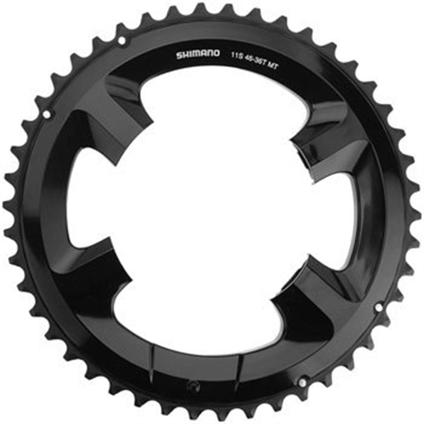 Shimano FC-RS510 Chainring - 46t, Asymmetric 110mm BCD, Black [MPN: Y1WF98060]_1403515