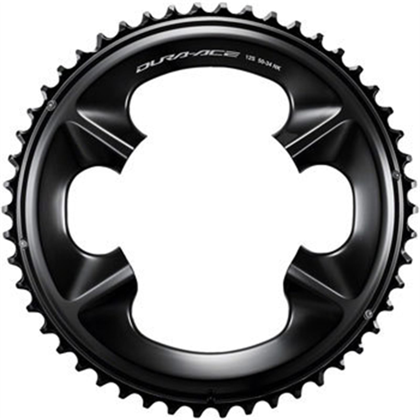 Shimano Chainring - 50t - 12-Speed - Black - NK - Dura-Ace FC-R9200 [MPN: Y0MZ98010]_1412597