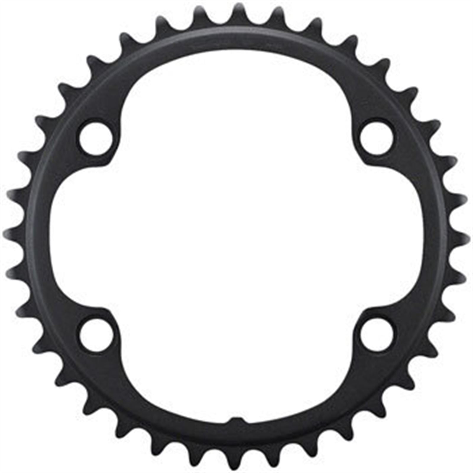 Shimano Ultegra FC-R8100 12-Speed Chainring - 36t, Asymmetric 110 BCD, Black [MPN: Y0NG36000]_1403510