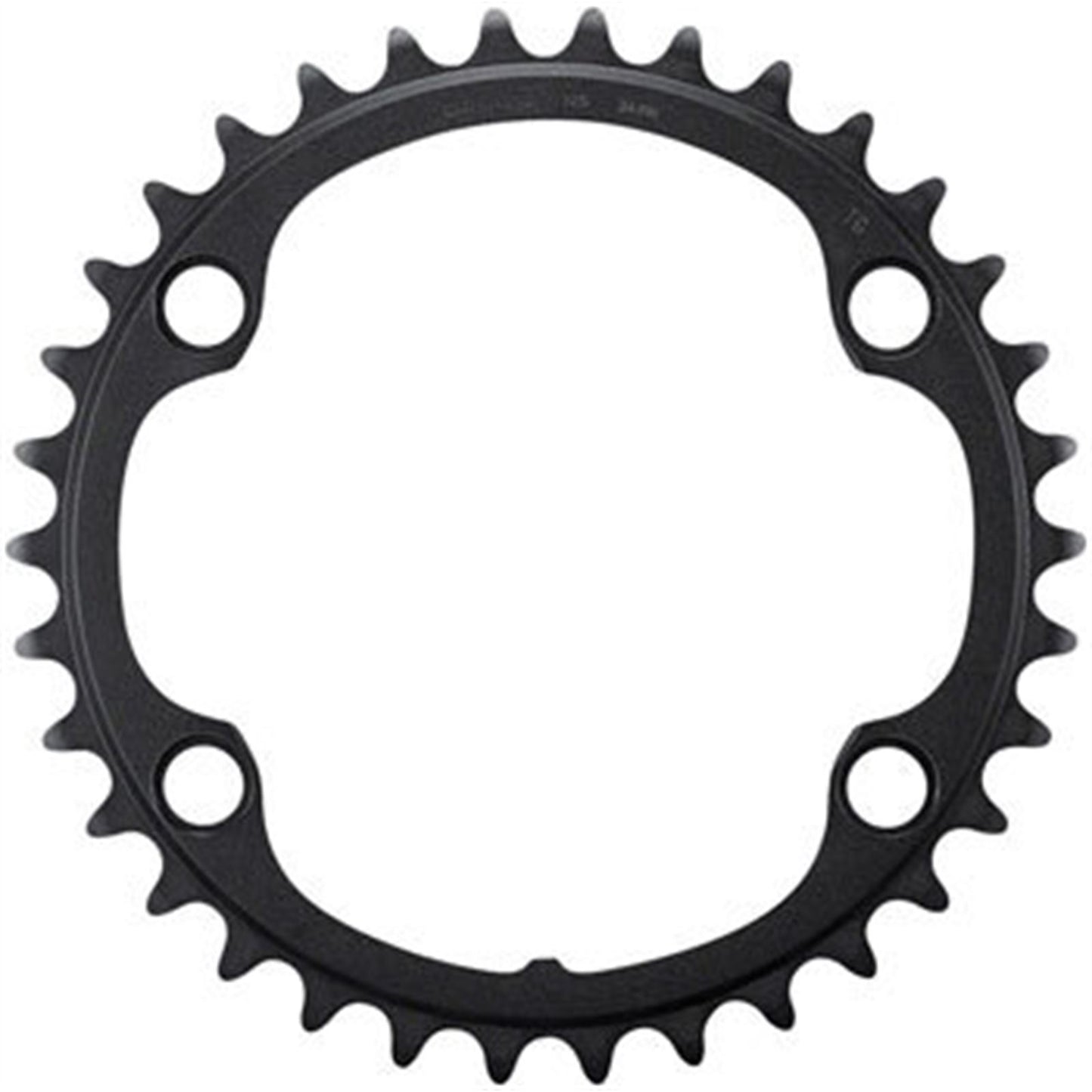 Shimano Ultegra FC-R8100 12-Speed Chainring - 34t, Asymmetric 110 BCD, Black [MPN: Y0NG34000]_1403509