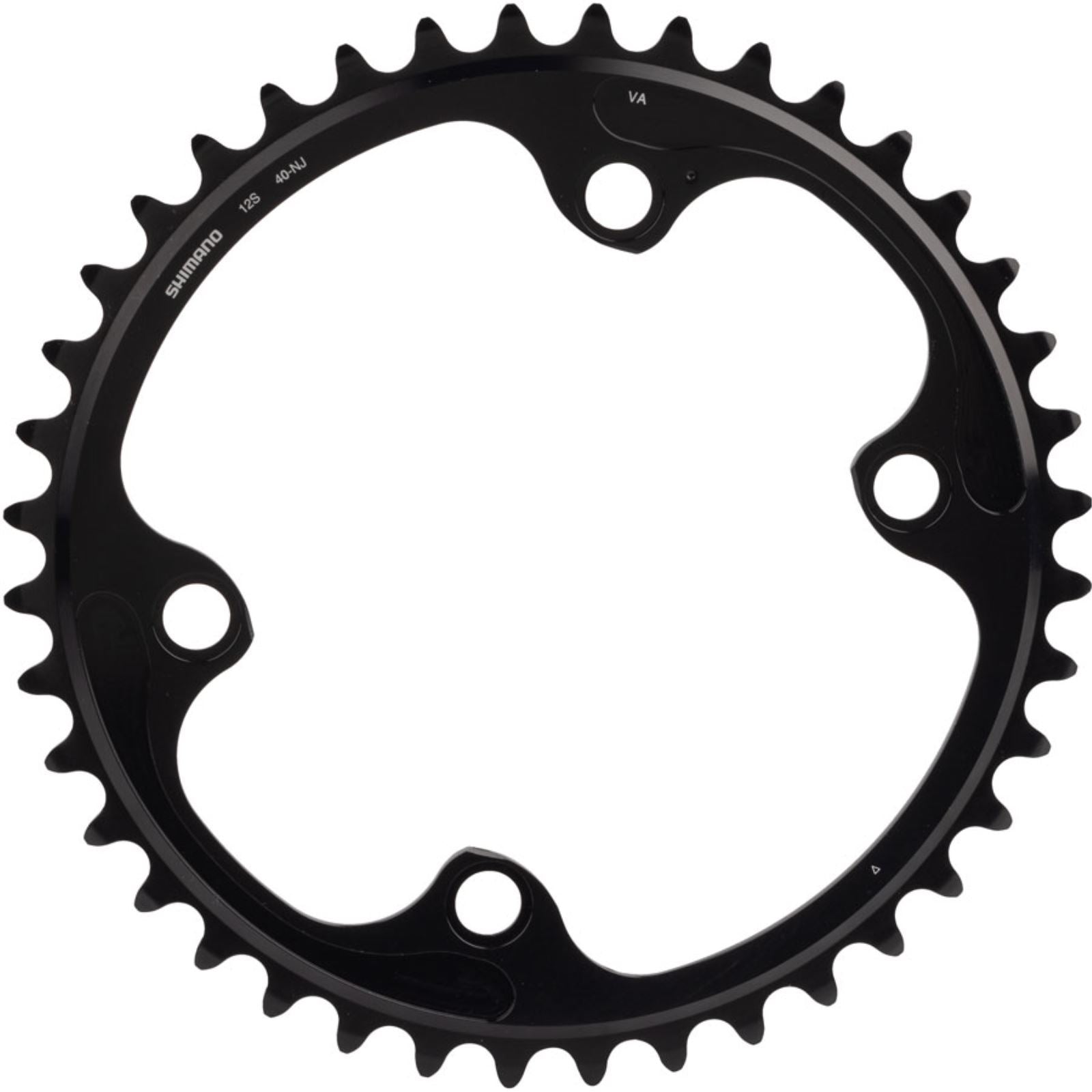 Shimano Chainring - Asymmetric 110 BCD - Black - 12-Speed - Dura-Ace FC-R9200 [MPN: Y0MZ40000]_1416617