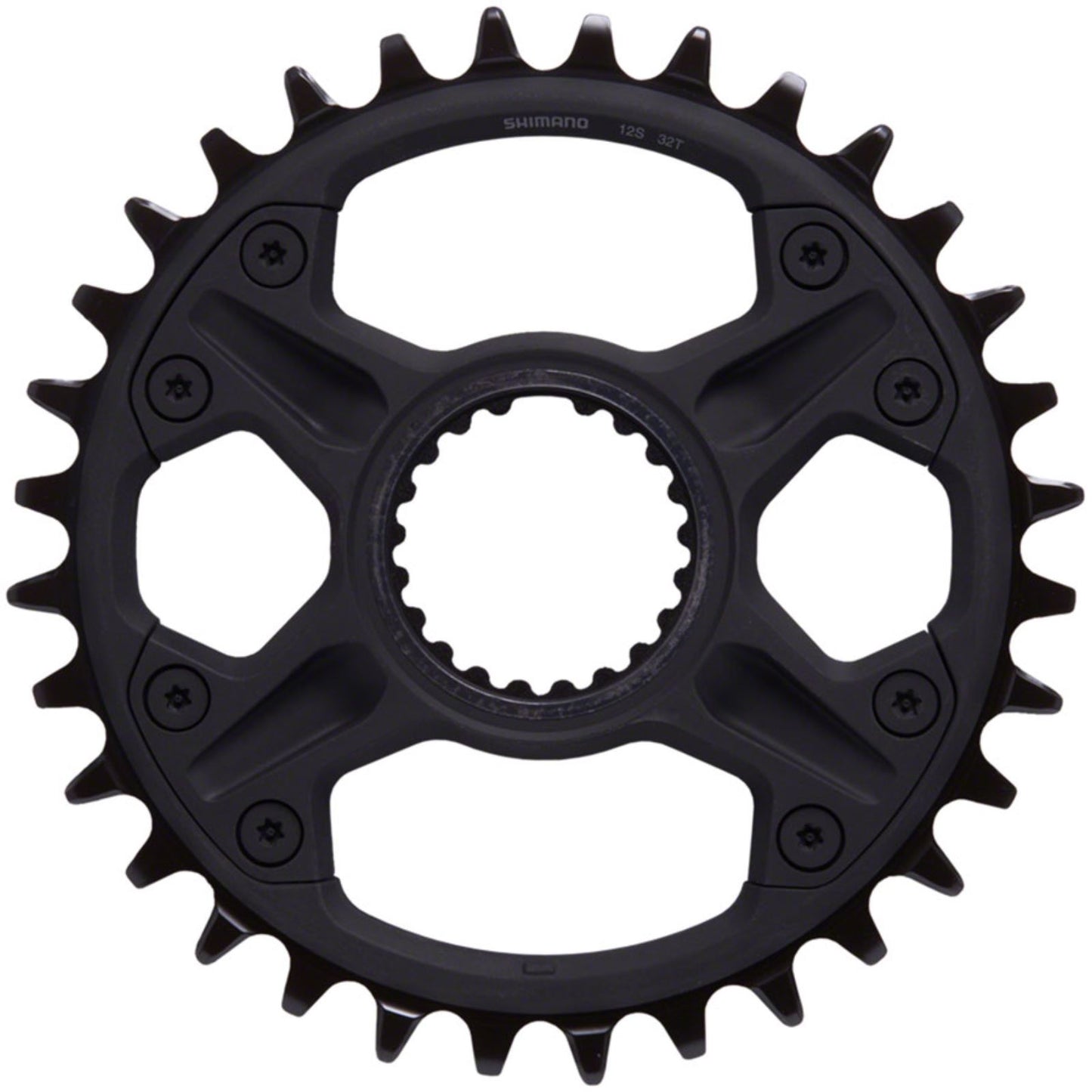Shimano Direct Mount Chainring - 32t - 12-Speed - Black - Deore FC-M6100-1  [MPN: Y0L198050]_1416609