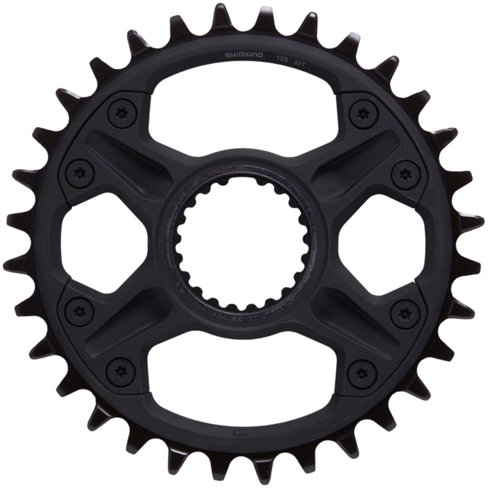 Shimano Direct Mount Chainring - 32t - 12-Speed - Black - Deore FC-M6100-1  [MPN: Y0L198050]_1416609