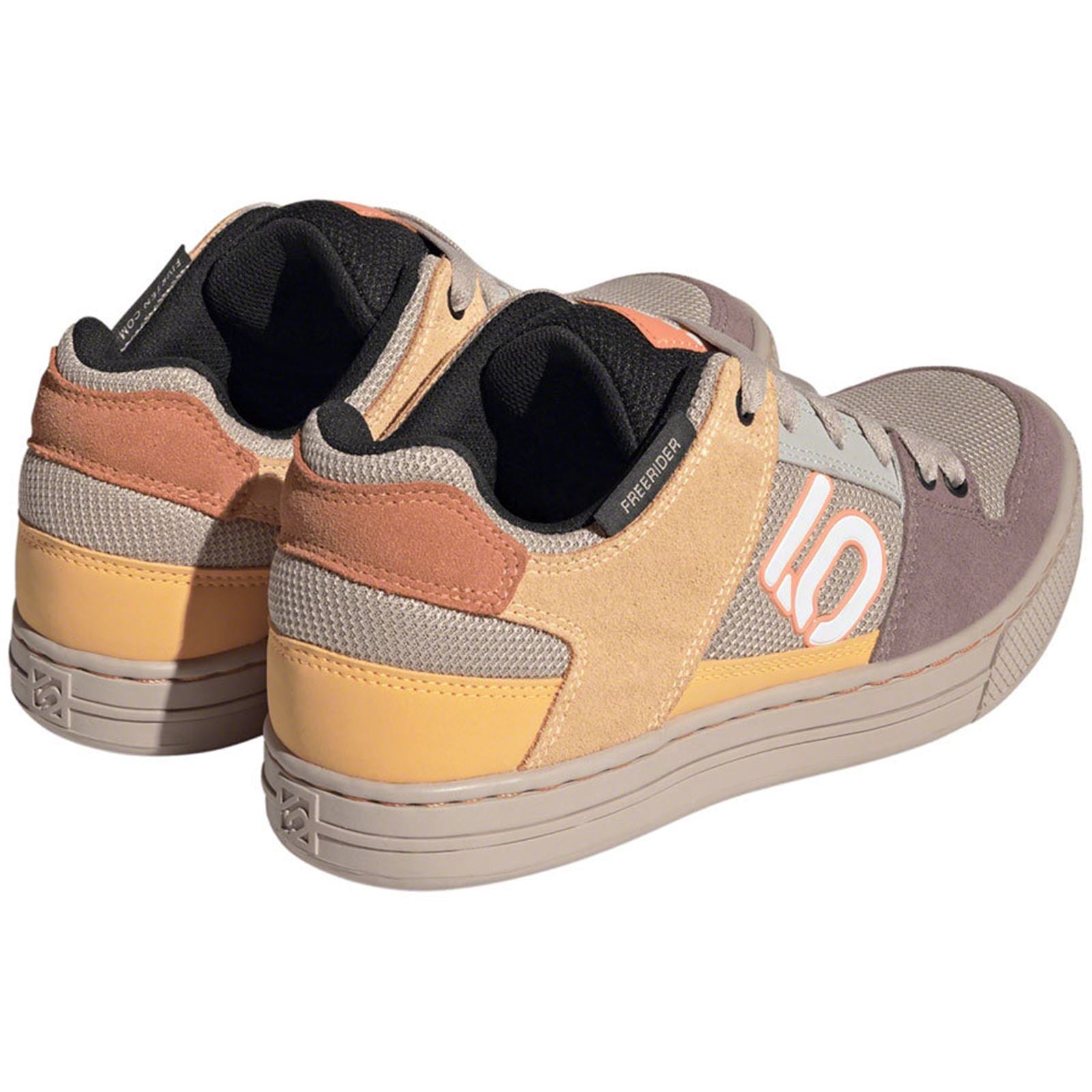Five Ten Women's Freerider Flat Shoes - Wonder Taupe/White/Orange_1406868