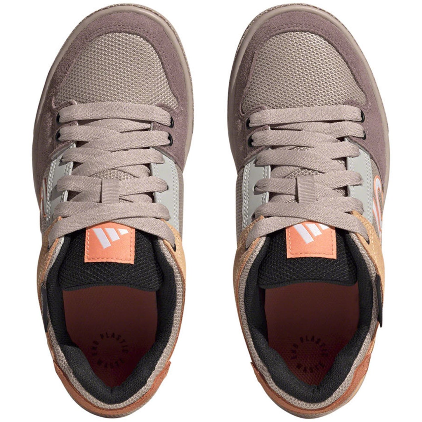 Five Ten Women's Freerider Flat Shoes - Wonder Taupe/White/Orange_1406869