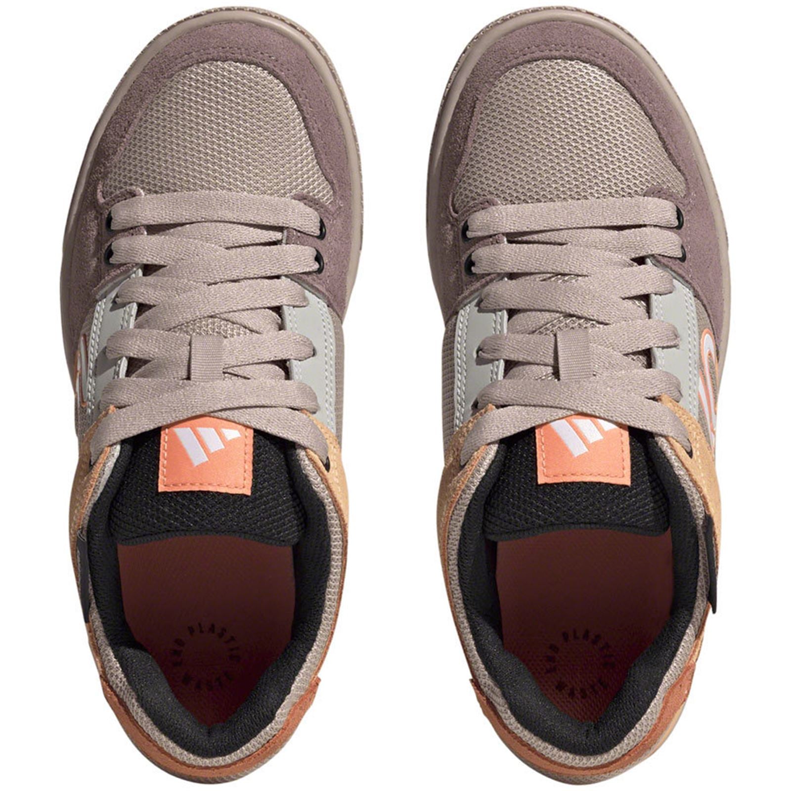 Five Ten Women's Freerider Flat Shoes - Wonder Taupe/White/Orange_1406869