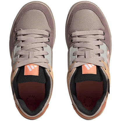 Five Ten Women's Freerider Flat Shoes - Wonder Taupe/White/Orange_1406869