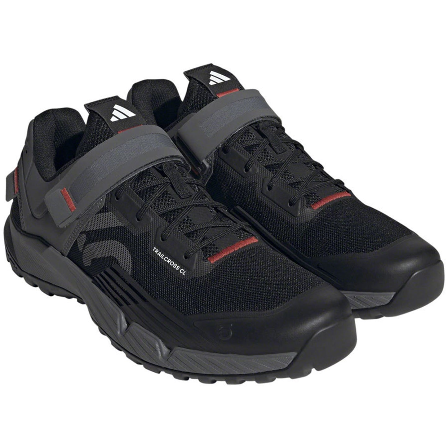 Five Ten Men's Trailcross Mountain Clipless Shoes - Black/Gray/Red_1405824